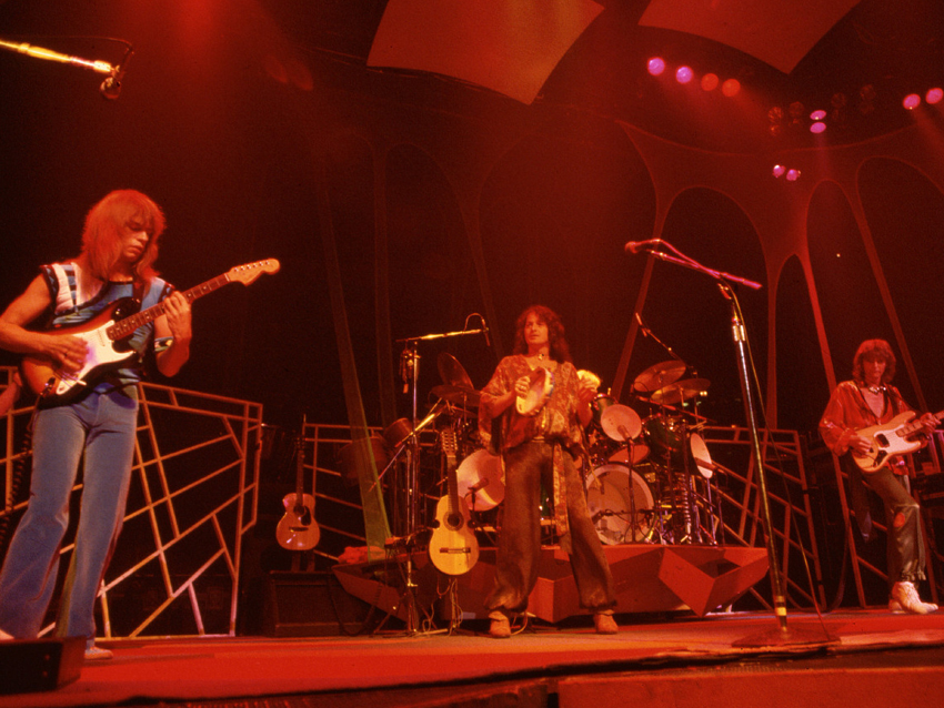 Yes Performing on Stage
